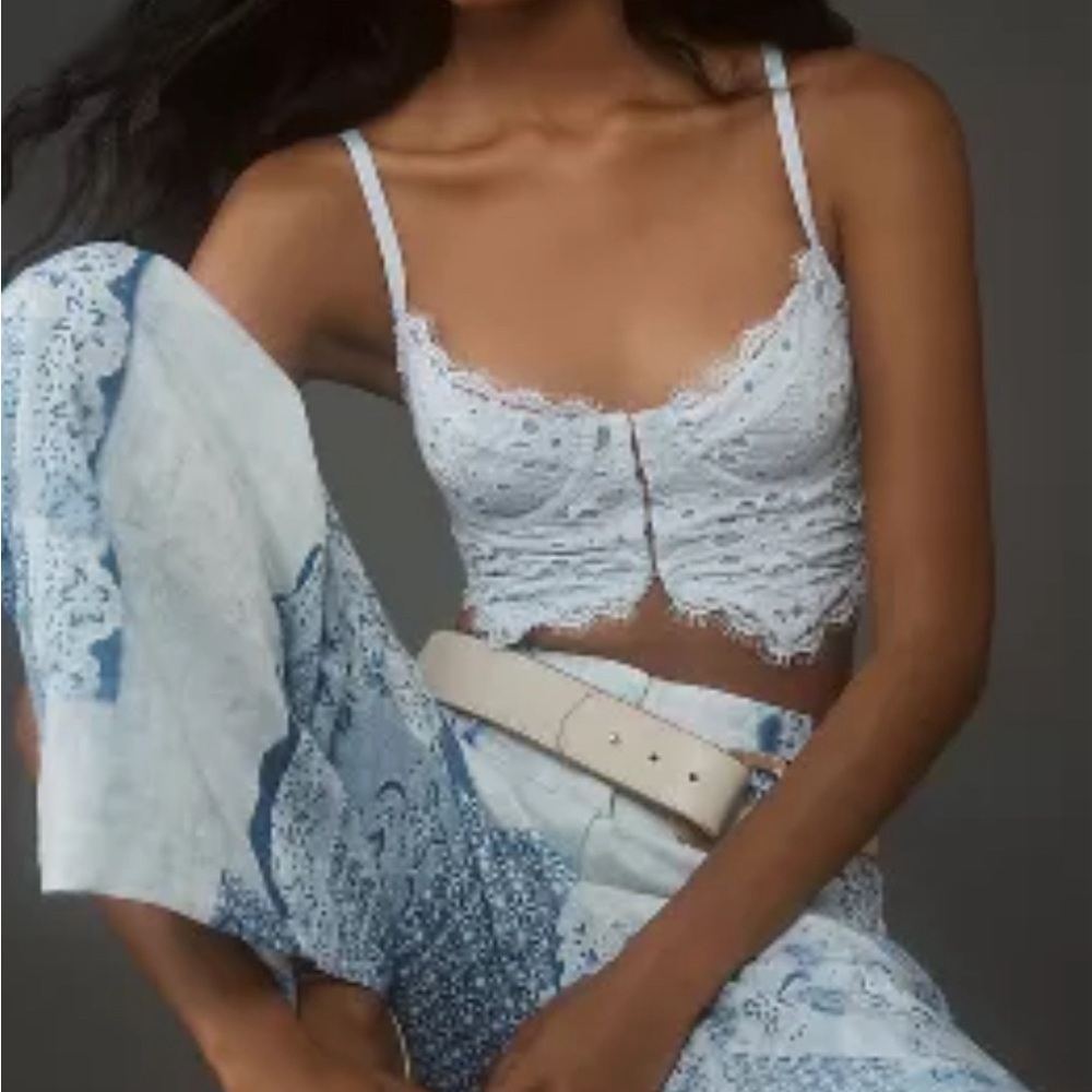 The Giselle Lace Bustier: Eyelet Edition